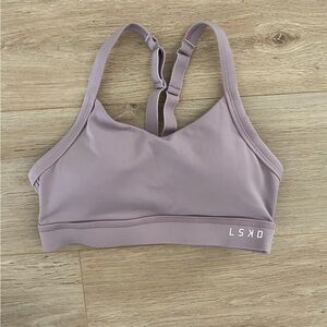 Lskd light purple /lavender sports bra